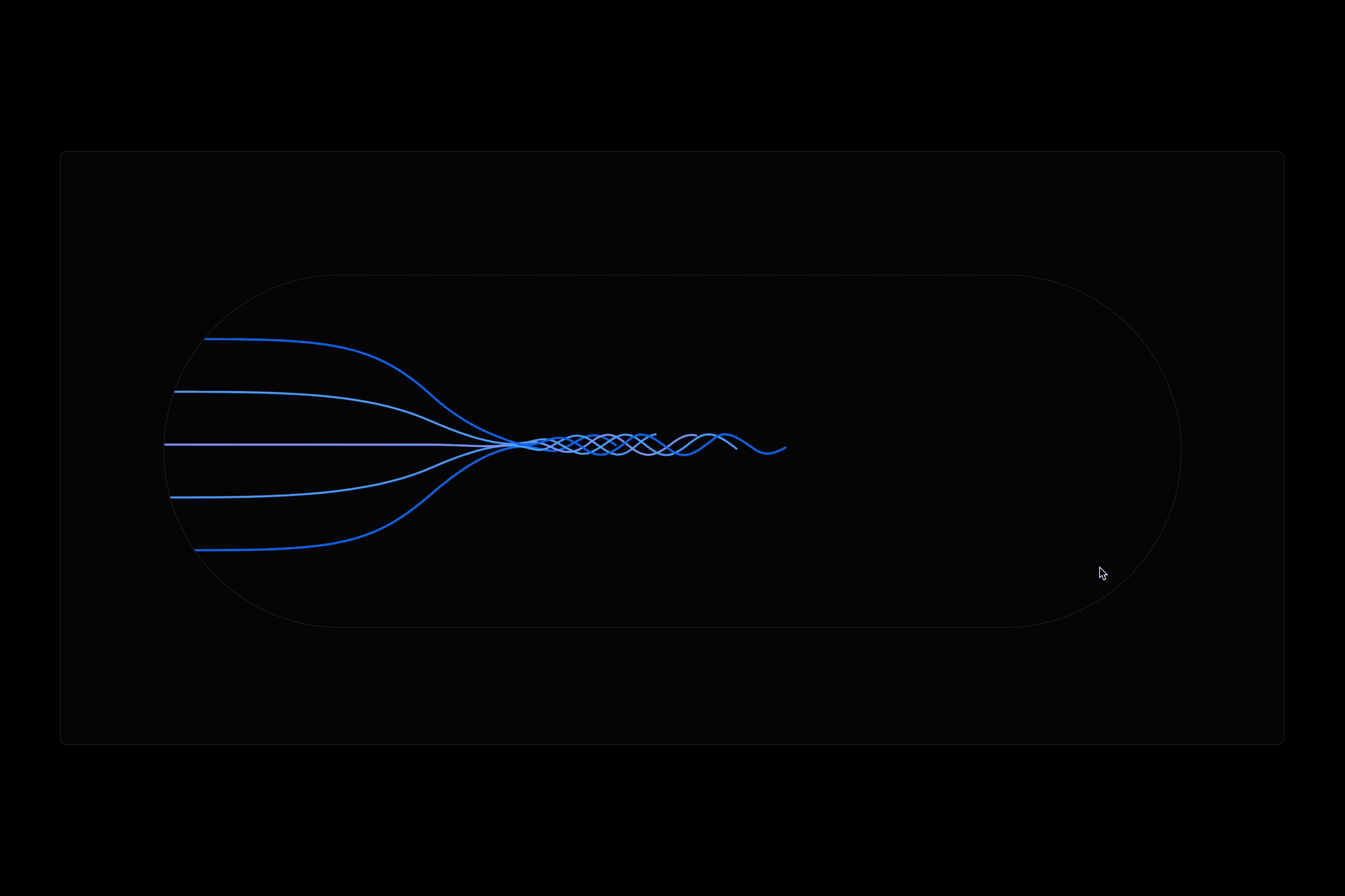 Gemini braid animation still layered over a dark interface