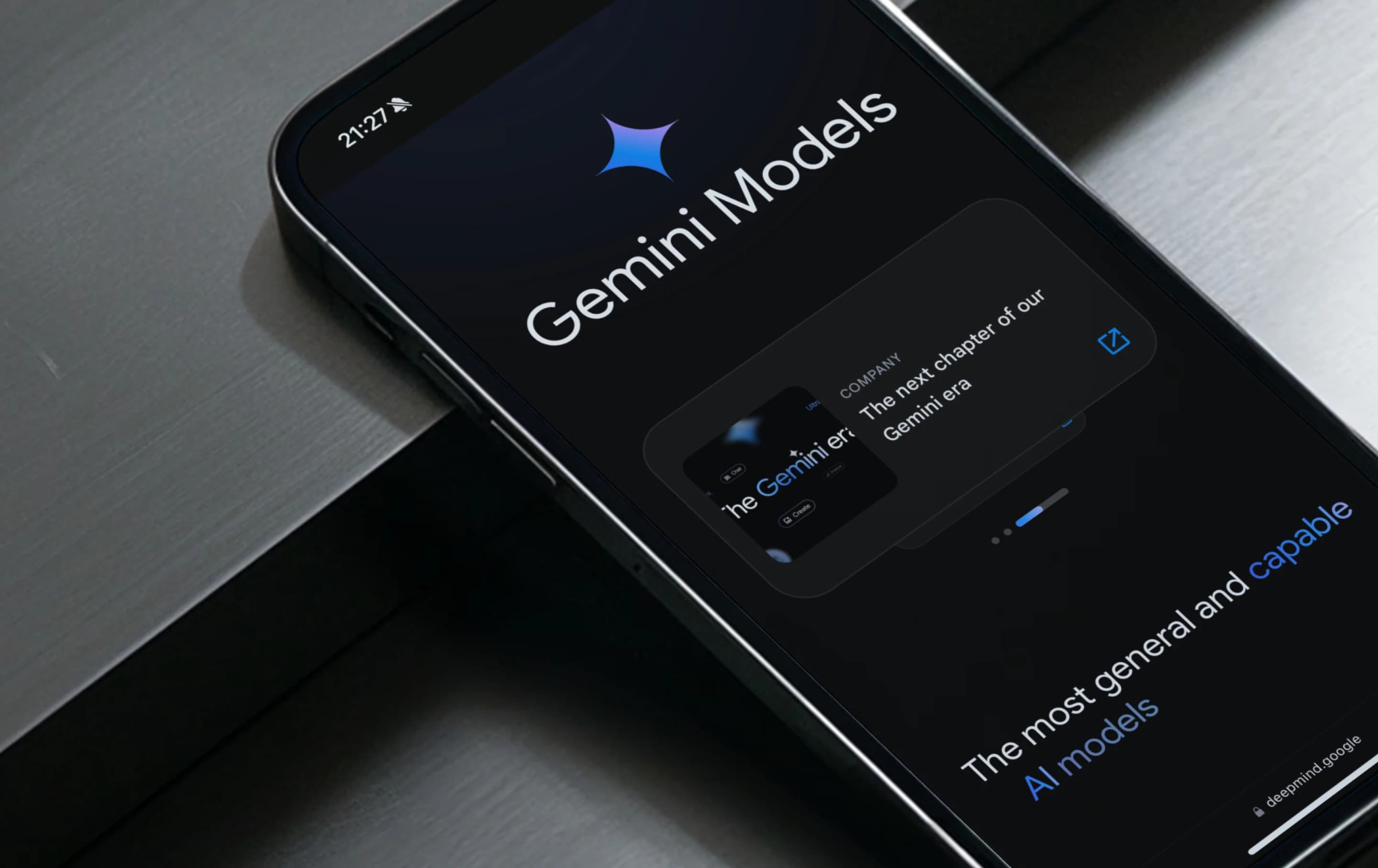 Google Gemini. Google’s largest and most capable AI model.