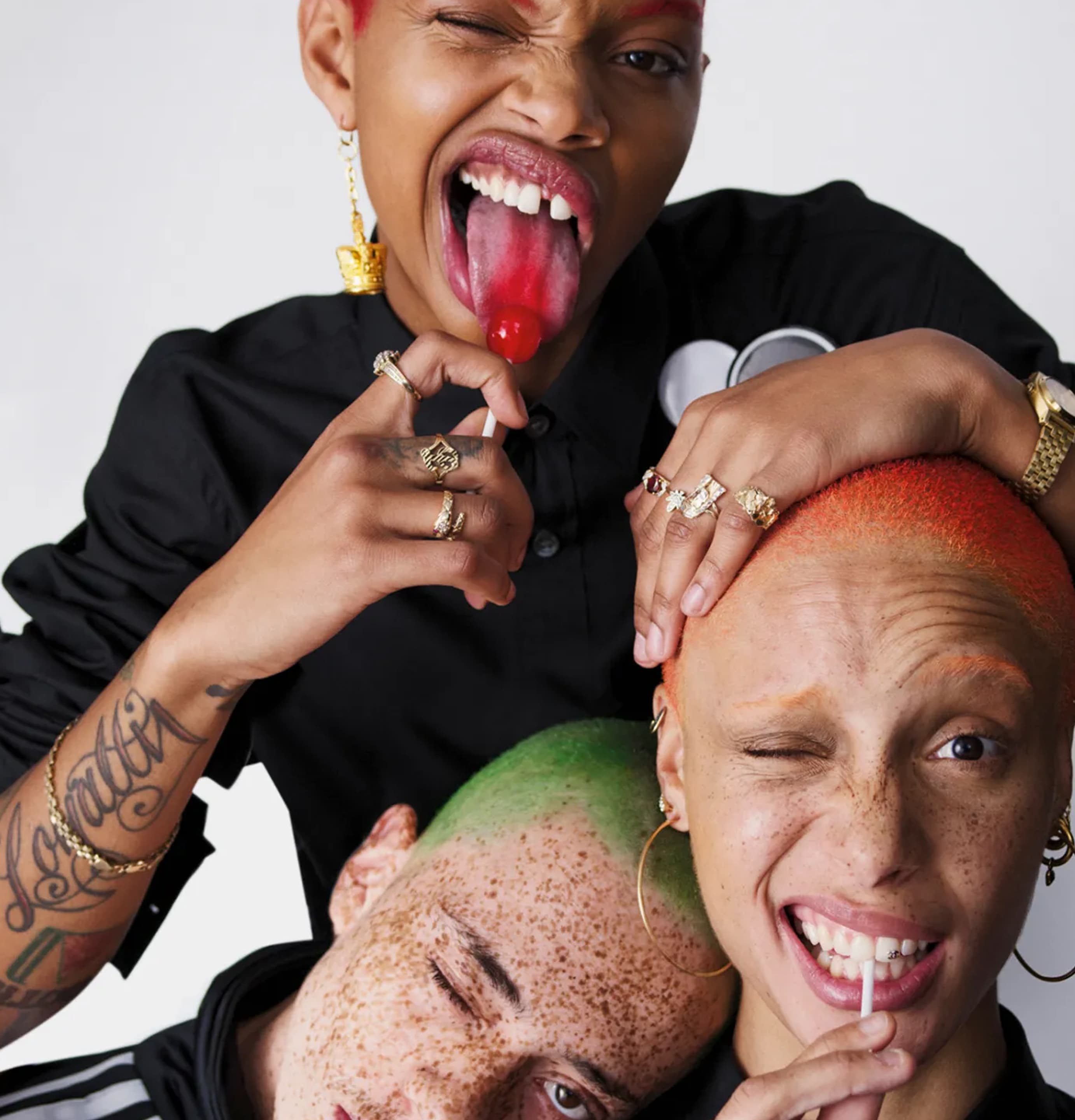i-D careers page with bold pink editorial photography