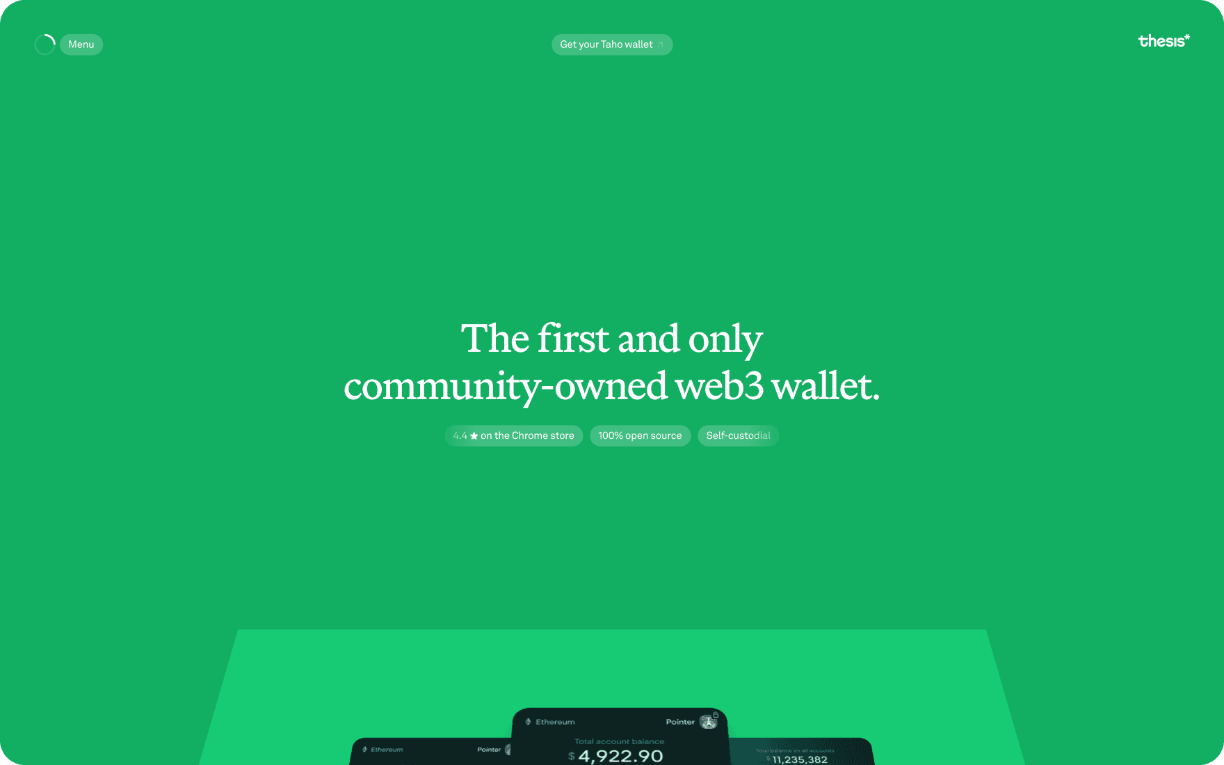 Thesis product page for Taho